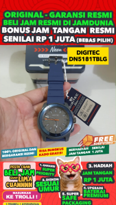 JAM TANGAN DIGITEC ORIGINAL - JAM DIGITEC DN-5181TBLG JAM DIGITEC DN5181 JAM DIGITEC 5181 JAM DIGITEC DN5181TBLG - Men TR - Resin - Abu-abu - Diameter 4.4 CM - Jamdunia / Jam dunia JD18 JAM TANGAN PRIA JAM PRIA JAM TANGAN ANTI AIR # S003
