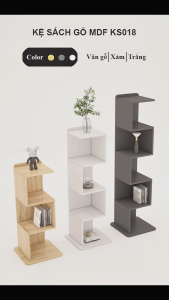 FREESHIP HCM - Kệ Sách Gỗ MDF Tatana KS018 – có thiết kế theo yêu cầu khách hàng