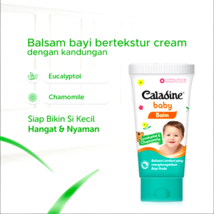 Caladine Baby Balm Eucalyptol & Chamomile 30gr Menghangatkan & Melegakan Hidung Tersumbat
