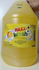 MAXXWASH LIQUID HANDSOAP LEMON  / GALLON
