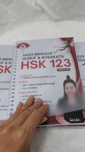 Buku Jago Menulis Huruf Hanzi dan Kosakata HSK 123 by TV Mandarin