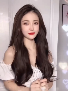 【COD&Spot goods】 4 Colors Long curly Wig Women Clip in Hair Extensions Wig Big Wave Black Brown High Tempreture Synthetic Hair Piece Fashion Girl