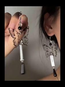 Bông tai nữ dã ngoại Hàn Quốc - đeo bông tua rua bông tai dây dài QP674 bông tai nữ hàn quốc đi tiệc hoa tai nữ sang trọng bong tai nu bông tai đi tiệc BSTKD - [NaLa Shop]