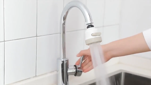 Kepala Kran Shower Air Semprot Cuci Piring Wastafel Fleksibel 360 Rotary Turbo Faucet Penyambung