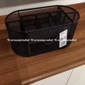 Rak Organizer Alat Tulis Serbaguna Desk Jaring Besi 22x11x10cm WMO IF6304