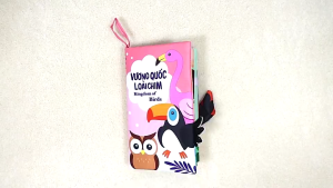 Sách Vải Tương Tác Cho Bé Đoán Đuôi Con Vật - Vương Quốc Loài Chim