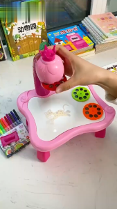 Intelligent projection painting toy writing board childrens multifunctional writing board luminous table parent-child activity interest cultivation半价正品礼物