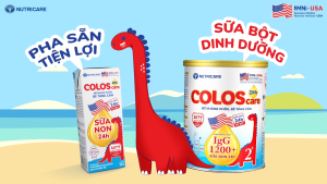 Sữa Bột COLOSCARE 24h 1+ Nutricare Bé Tăng Cân Đề Kháng Khoẻ Với Sữa Non 24h và 10 Tỷ Lợi Khuẩn từ 1-2 Tuổi (Lon 800G)