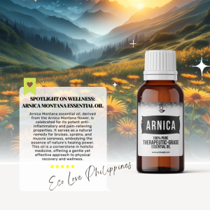 Eco Premium Arnica Montana Essential Oil Therapeutic Grade Steam Distilled 100% Pure Vegan Aromatherapy Skin and Hair