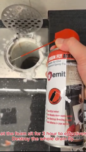 EMIT Drain Fly Killer Foam Spray 450ml