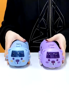 Botol Minum Anak Sekolah Karakter Mobil Bus Beruang Lucu Sedotan Tali Panjang 700ml HX 3026