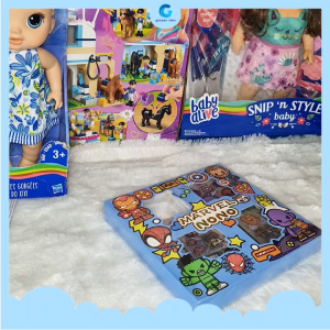 Stiker NONO Kartun Bahan PVC Marvel ECER 1 LEMBAR Stiker Waterproof