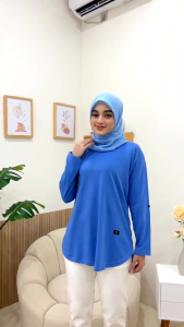 Atasan Kaos Wanita Babyterry Lengan Panjangan: Pilihan Ideal untuk Musim Panas