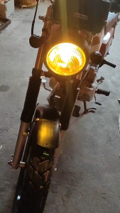 universal รถจักรยานยนต์ 6.5 นิ้วไฟหน้าหมอก 3 โหมด BA20D/H6/B35 ไฟหน้าประสิทธิภาพสูงไฟสูงและไฟต่ำ.