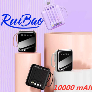 Ruibao Power Bank 10000 mAh 2.1 A & Kabel Pengisian Cepat