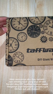 Jam Dinding Modern 3D Frameless Large Wall Clock DIY Dekorasi Dinding Sovenir Gift Hadiah kado