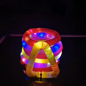 🔥LOWEST PRICE🔥 Flexible Telescopic Tube LED Flash Toy Birthday Party Luminous Retractable Glow Stick Stress Relieve Toys