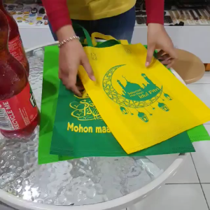 Souvenir Tas Spunbond Idul Fitri Bingkisan Lebaran Murah