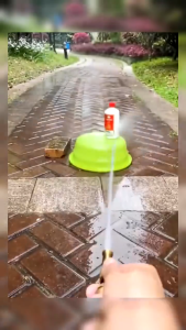 BIG MOM  Promo Paket Semprotan Cuci Motor Cuci Mobil Selang Air Dop Elastis Plus Nosel Kuningan Free Klem 2 - Selang Doff Elastis 1/2 Inchi Semprotan Nosel Kuningan