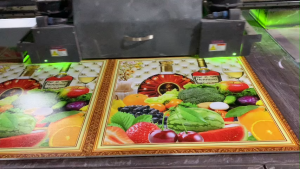 Tranh ốp phòng thờ gia tiên - gạch tranh