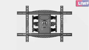 ขาแขวนทีวี 32-60นิ้ว ที่แขวนทีวี หมุนไปทางซ้ายและขวา ±60°หกแขนรับน้ำหนัก รับน้ำหนักได้ดี ทีวีติดผนัง