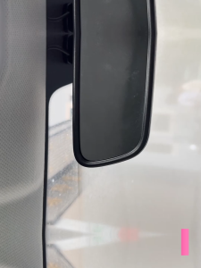 Cover Spion Dalam Cabin Cover Spion Tengah Wuling Air Ev Dasi Kupu-Kupu Aksesoris Wuling Air Ev