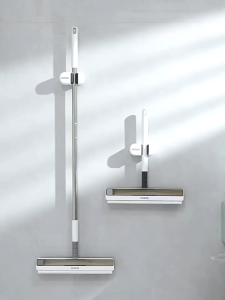 SR99. ECOCO 2-in-1 Glass Scraper and Cleaner with Extended Handle and Automatic Water Collection for Window Cleaning