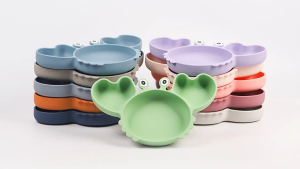 ถ้วยดูดซิลิโคน พร้อมถ้วยดูด 3 ชิ้น ชามเสริม ชามอาหาร ช้อน สําหรับป้อนอาหารเด็กทารก