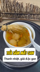 Trà sâm mát gan giảm ho bổ phế giảm biếng ăn cho bé thanh nhiệt - Chợ Thảo Dược Việt