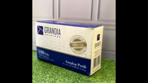 Amplop Putih 104 Grandia panjang ukuran 95 x 152mm isi 100 Pcs ada lem perekat