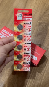Pin Lithium Maxell CR1632 3V Chính Hãng - Dùng Cho Camera & Đèn LED