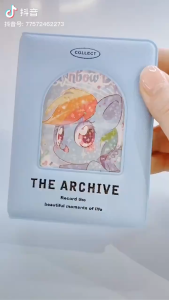 Mini Photocard Binder Album Photocard Holder Book Hollow Mini Photo Album