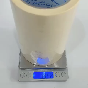 SKU121 - 1 Cây Băng keo giấy rộng 3cm dài 25 mét mỗi cuộn lõi giấy 3mm - 1 cây có 5 cuộn - Gia Dụng Mẫn Mẫn