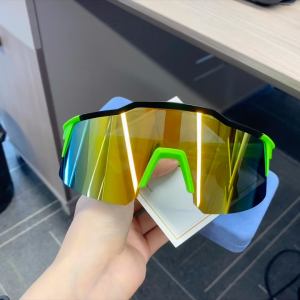 Large Frame Colorful Cycling Glasses Fashion Men and Women Outdoor Sports Running Glasses Sunglasses