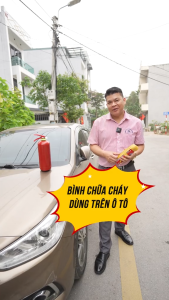 Bình Chữa Cháy FIRE STOP Mini Trên Ô Tô Dung Tích 500ml và 1000ml