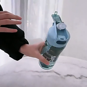 BOTOL MINUM AESTHETIC SPORT BENING TALI PEGANGAN ANTI TUMPAH/BOTOL PORTABLE SEDOTAN TY 2039