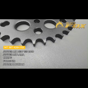 GEAR GIR SET PAKET JUPITER MX NEW 135 2010 14T 38T 428H 112L