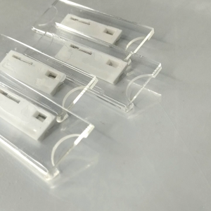 Insertable Blank Acrylic Nameplate Clear (70x25mm)