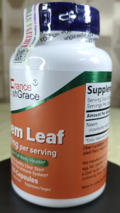 Viên uống lá Neem Ấn Độ sức khoẻ dạ dày tiêu hoá tim mạch đẹp da sạch mụn 500 mg 150 viên