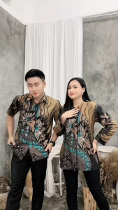 Manuk Tarung Series: Tunik Kemeja Batik Couple & Seragam Modern Baju Kerja Wanita