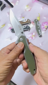 Supknife มีดพับ ZT รุ้น 0242 ใบมีดD2 ระบบบอลแบริ่งเปิดใบมีดลื่นๆๆๆ