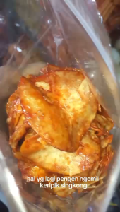 KERIPIK SINGKONG BALADO LENGKET 210GR DAN 500GR / SINGKONG RUJAK TERMURAH GURIH
