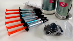6Pcs Tcom Flow Composite Flowable Light Cure Composite Resin Dental Materials Filling Fluid A2 A3 Shelf life 2027