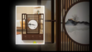 Vách ngăn phòng khách vách ngăn tủ kệ bằng gỗ 4VTK14- Nội thất lắp ráp Viendong adv