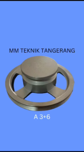 Pully Susun A3+6 Inch Aluminium Pulley 2 Tingkat