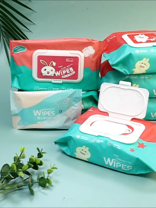 80Pcs Natural Hypoallergenic Baby Wipes - Unscented Non-Alcohol Wipes - 99% Water Flip-Top Pack Wet Wipes