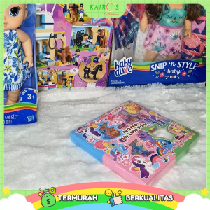 Sticker NONO Kartun Bahan PVC Little Pony ECER 1 LEMBAR Stiker  Waterprooft
