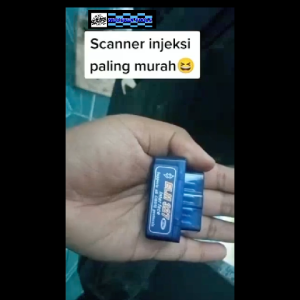 Scanner motor injeksi obd2 ELM 327 untuk sepeda motor Yamaha dan honda