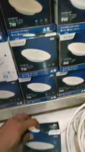 Lampu Downlight Histar LED Panel 5W 7W 9W 12W 15W Putih 12Watt Tipis Bulat Inbow Putih