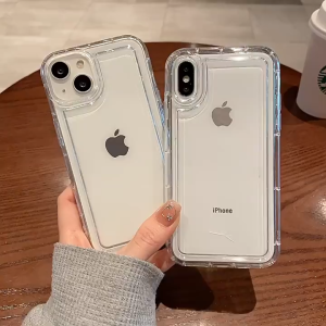 PsDs 360 Full Air Bumper Covered Transparent TPU Drop Protective Cover Case Infinix Hot 30i 40i Note 30 Pro 4G 5G